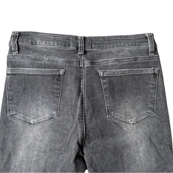 Tricot Black/Gray Distressed Skinny Jeans - Picture 4 of 6